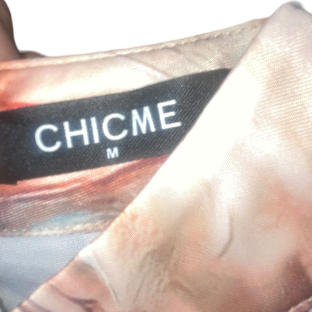 CHICME‎ Marble Open Front Dress SIZE M - Picture 5 of 12